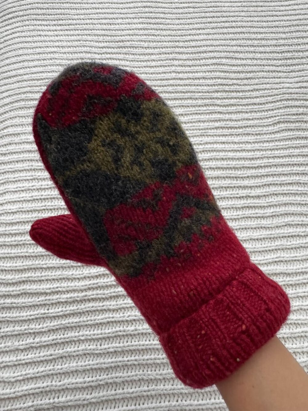 New! Nordic Sweater Mittens